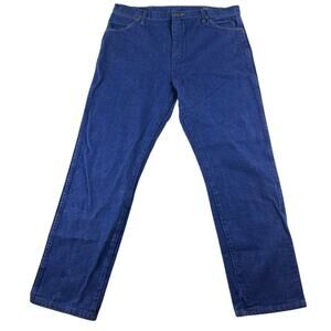 Wrangler Jeans Mens 38x32 Blue 13MWZ‎ Cowboy Cut Rodeo Competition Western Chore